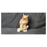 Set of 6 Vintage Figurines and Decor - Animals, House Box, Cart Planter