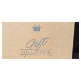 Set of 6 Vintage Glass Salt Cellars and Avon Rooster Salt and Pepper Shakers