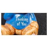 Collection of Ceramic Bear Figurines Including Russ and Panda