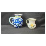 Set of 4 Decorative Vintage Pottery Pitchers - Relpo, Nemadji, Art Pottery