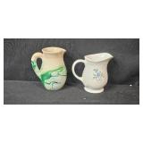 Set of 4 Decorative Vintage Pottery Pitchers - Relpo, Nemadji, Art Pottery