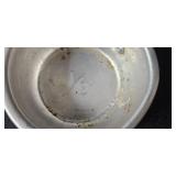 Collection of Vintage Metal and Kitchen Utensils with Percolator, Grater, Sifter, and Molds