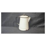 Collection of Vintage Metal and Kitchen Utensils with Percolator, Grater, Sifter, and Molds