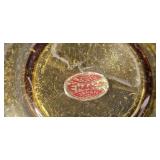 Collection of Vintage Glass Bottles, Brass Candlestick Holders, and Decorative Containers