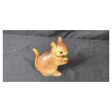 Collection of Woodland Animal Porcelain Figurines Including Raccoons and Squirrels