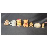 Collection of Assorted Bear Figurines and Trinket Box