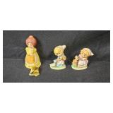 Collection of Vintage Homco and Jasco Adorabelle Porcelain Figurines