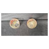 Set of Vintage Bird-Themed Drinking Glasses and Shot Glasses