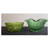 Collection of Vintage Mixing and Decorative Bowls, Glass and Pottery Assortment