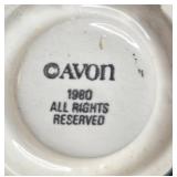 Vintage Bunny Figurine Collection with Avon Candle, Dakin Mug, and Enesco Mini Vase