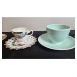 Collection of Vintage and Decorative Teacup and Saucer Sets