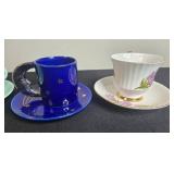 Collection of Vintage and Decorative Teacup and Saucer Sets