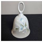 Vintage Collectibles Lot: Russ Bell, Porcelain Girl Figurine, Art Glass Vase, Handpainted Glass Plate