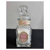 Vintage Vanity and Decorative Lot: Glass Jars, Porcelain Dish, GEM Razor, Woven Box