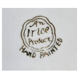 Vintage Vanity and Decorative Lot: Glass Jars, Porcelain Dish, GEM Razor, Woven Box