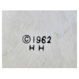 Vintage Christmas Holiday Decor Collection Including Mugs, Figurines, Glasses, and Tin House