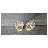 Set of Vintage Cartoon Character Collector Glasses Care Bears and Flintstones