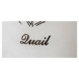 Set of Vintage Wildlife Drinking Glasses with Bird Designs