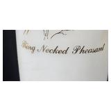 Set of Vintage Wildlife Drinking Glasses with Bird Designs