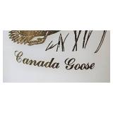 Set of Vintage Wildlife Drinking Glasses with Bird Designs