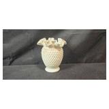 Vintage Hobnail Milk Glass Pitchers and Vases Set
