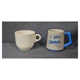 Vintage Drinkware and Decor Collection - Mugs, Glasses, Vases, Bowl