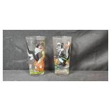 Set of Vintage Looney Tunes Character Glasses