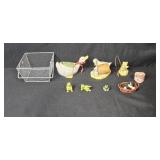 Lot of Animal-Themed Figurines and Decorative Items