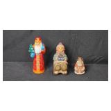 G.DeBrekht Russian Hand-Painted Figurines and Ornament Limited Edition Set of 3