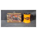 Harley-Davidson Mug and 1:18 Die-Cast 2002 Dyna Super Glide Sport Replica