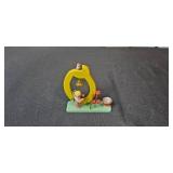 Set of German Wooden Number Candle Holders with Figures - 0 to 9