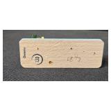 Set of German Wooden Number Candle Holders with Figures - 0 to 9