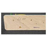 Set of German Wooden Number Candle Holders with Figures - 0 to 9