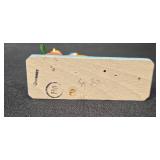 Set of German Wooden Number Candle Holders with Figures - 0 to 9