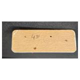 Set of German Wooden Number Candle Holders with Figures - 0 to 9