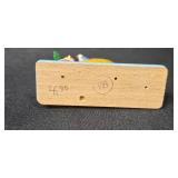 Set of German Wooden Number Candle Holders with Figures - 0 to 9