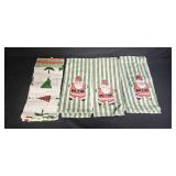 Collection of Contemporary Themed Christmas and Holiday Kitchen Towels