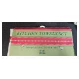 Collection of Contemporary Themed Christmas and Holiday Kitchen Towels