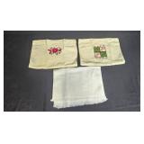 Collection of Contemporary Themed Christmas and Holiday Kitchen Towels
