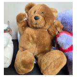 Collection of Plush Stuffed Bears including Pajama Fun Barbie Bear and Coca-Cola Bear