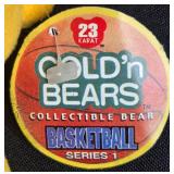 Set of Collectible Plush Bears Inc Pajama Fun Bear Gold