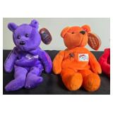 Set of Collectible Plush Bears Inc Pajama Fun Bear Gold