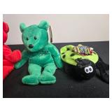 Set of Collectible Plush Bears Inc Pajama Fun Bear Gold