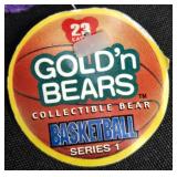 Set of Collectible Plush Bears Inc Pajama Fun Bear Gold