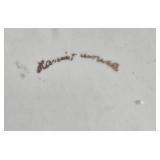 Glass and Porcelain Serving Piece Collection Including Crystal Bowl, Biscuit Jar, and Handled Tray