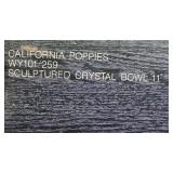 Glass and Porcelain Serving Piece Collection Including Crystal Bowl, Biscuit Jar, and Handled Tray