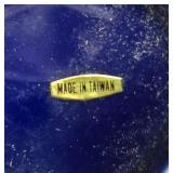 Assorted Vintage Cobalt Blue Decorative Porcelain and Pottery Set - Japan, Taiwan, Bavaria, Limoges