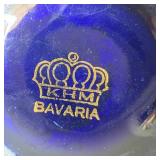 Assorted Vintage Cobalt Blue Decorative Porcelain and Pottery Set - Japan, Taiwan, Bavaria, Limoges