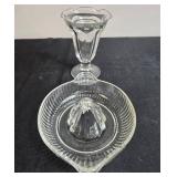 Set of Vintage Glass Sundae Cups with Glass Citrus Juicer
