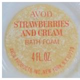 Collection of Vintage Avon Bottles and Fire-King Tulip Mixing Bowl